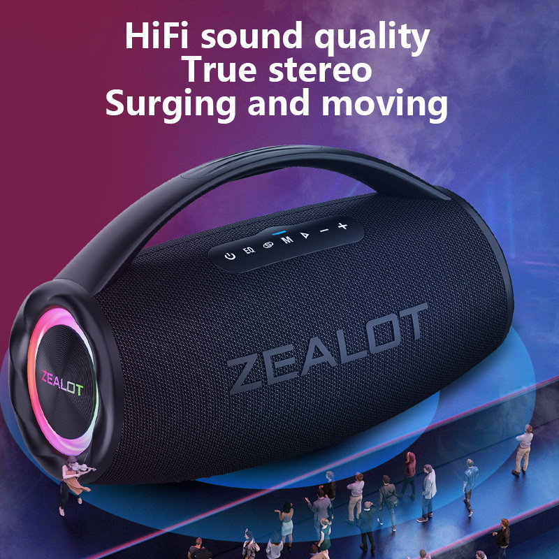 ZEALOT S97 80W 무선 스피커, 야외 휴대용  - Holy Stone Drone Hs175 리뷰 및 가격